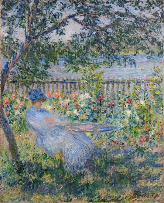 The Terrace at Vétheuil. Private Collection.